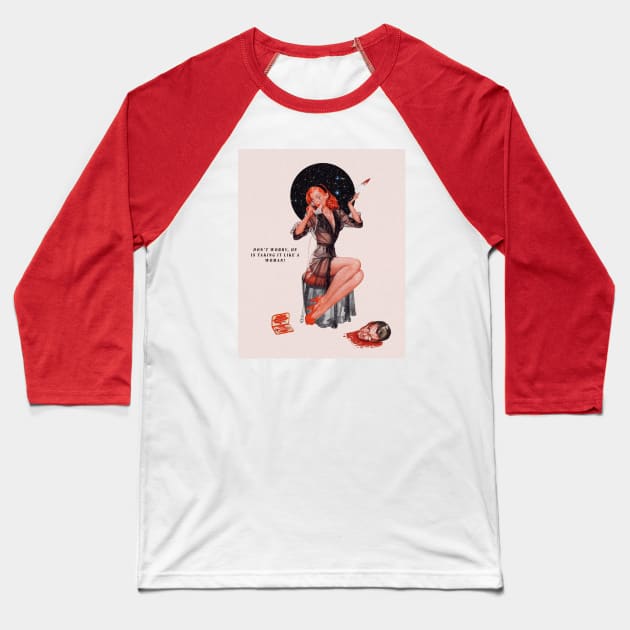 Like a women Baseball T-Shirt by Winn Prints